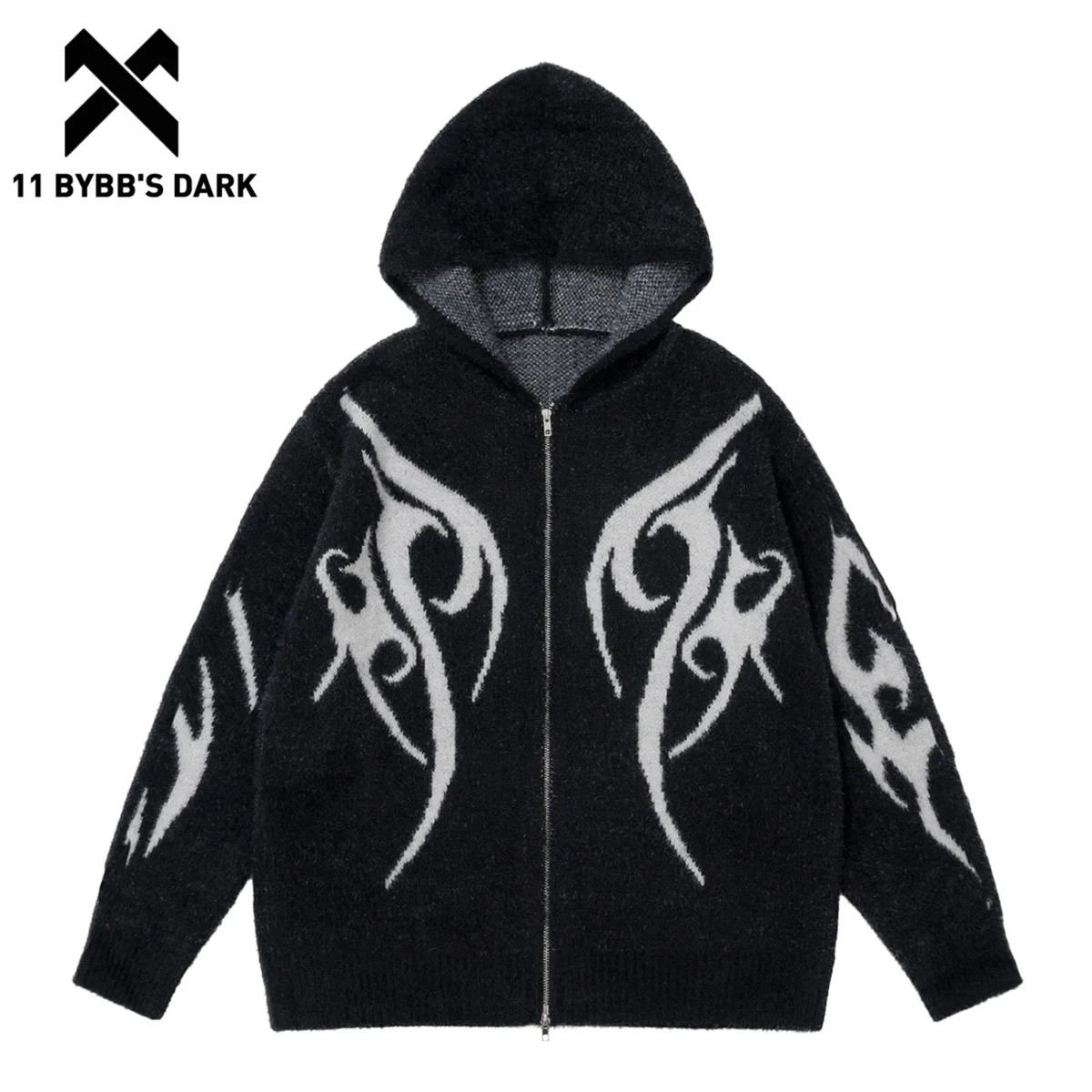 XYXIONGMAO Graphic Hoodies for Men Street Wear Oversized White