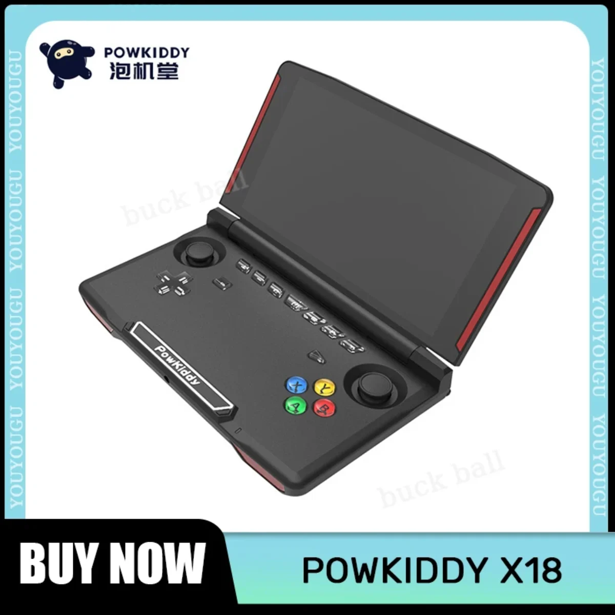 New Powkiddy Black X18S X18 Video Game Players Android System