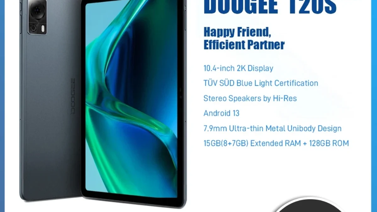 DOOGEE T20S Tablet PC, 10.4 inch 8GB+128GB Android 13