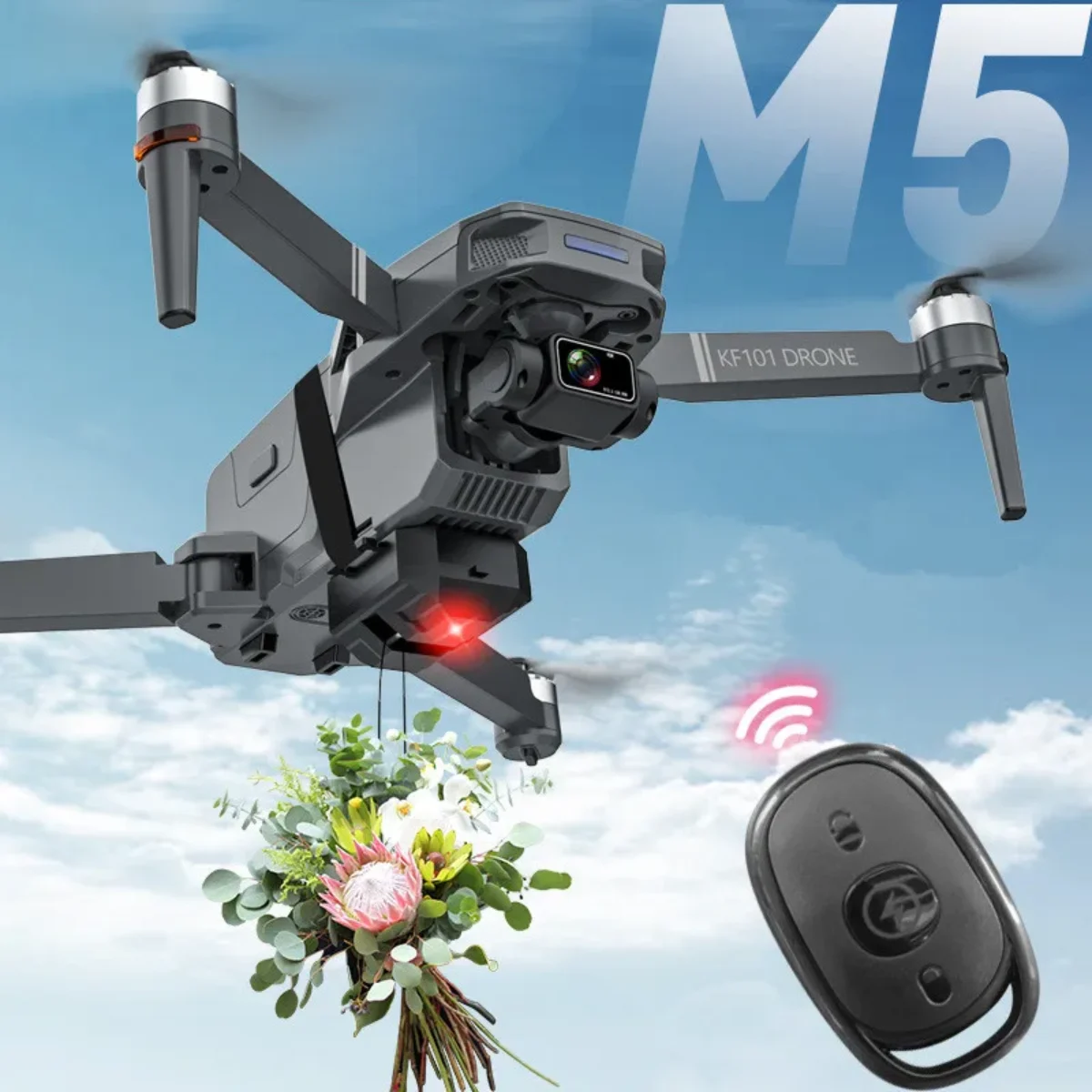 Remote control system for sales drone