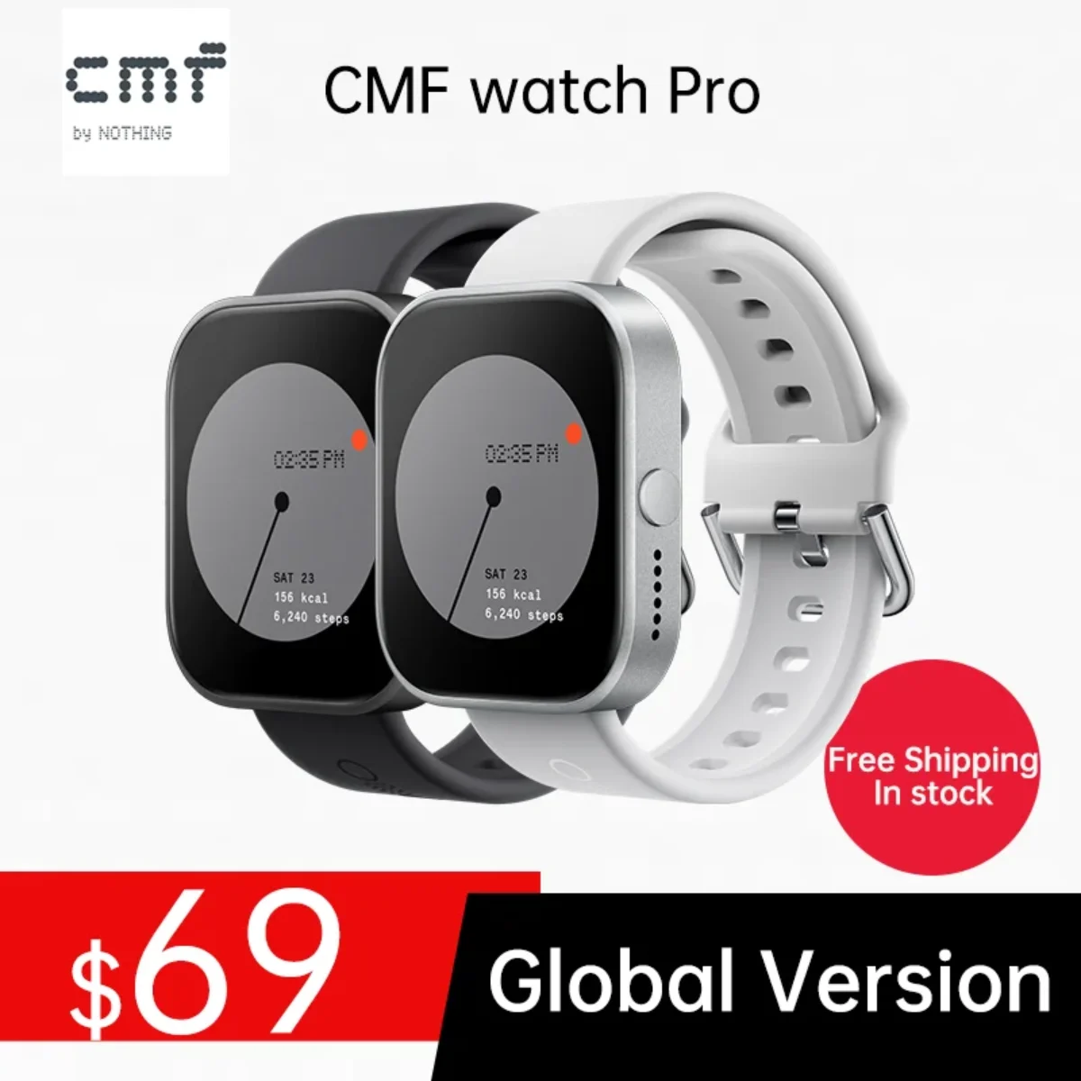Global Version CMF by Nothing Watch Pro 1.96