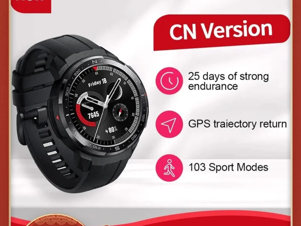 Honor Smart Watch GS Pro 103 Sport Modes 5ATM 1.39'' Screen Watch ...