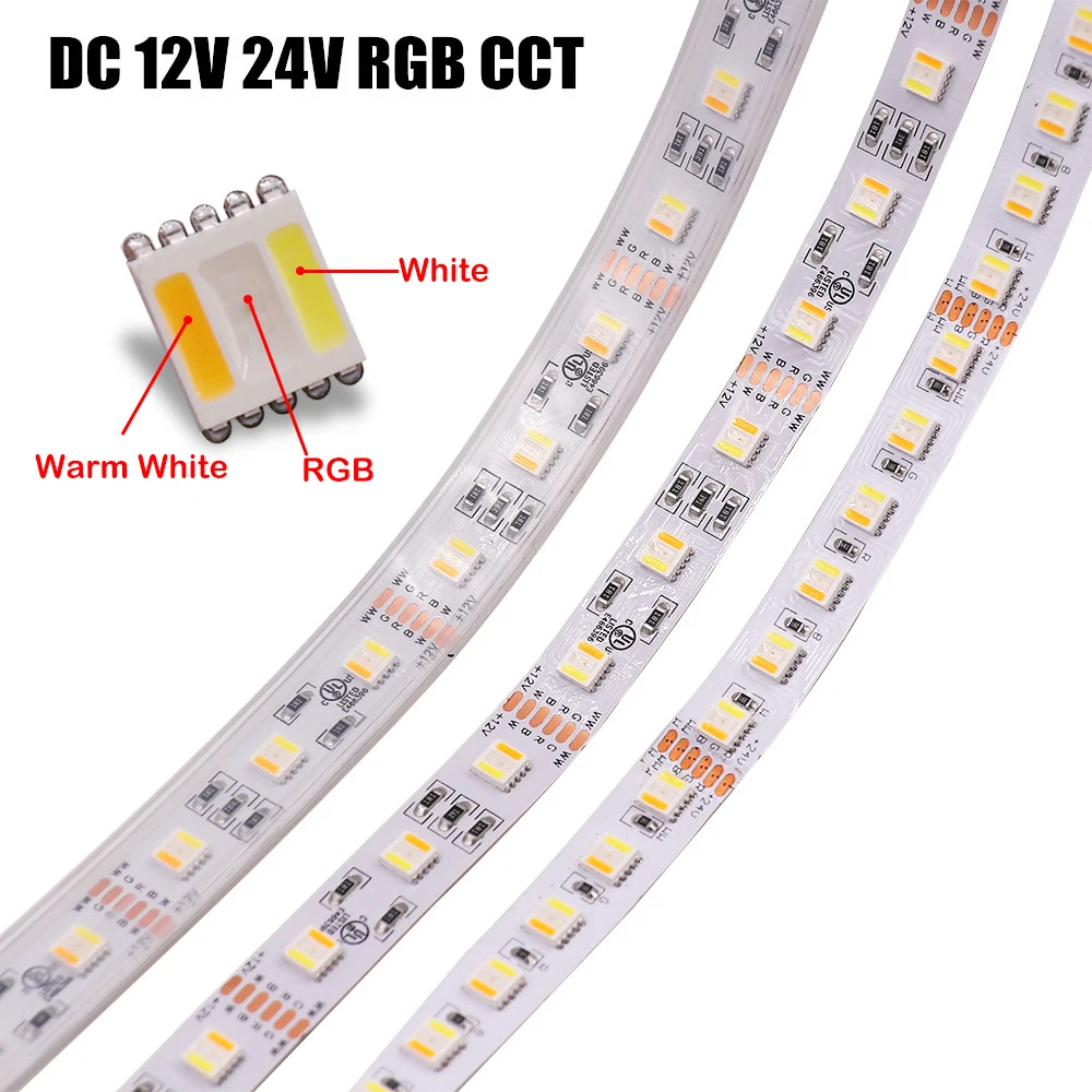 M Rgbcct Led Strip V V Waterproof Flexible Led Tape Leds M