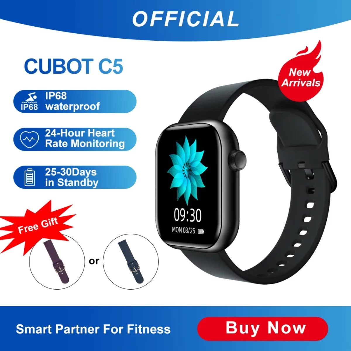 Smartwatch c5 hot sale