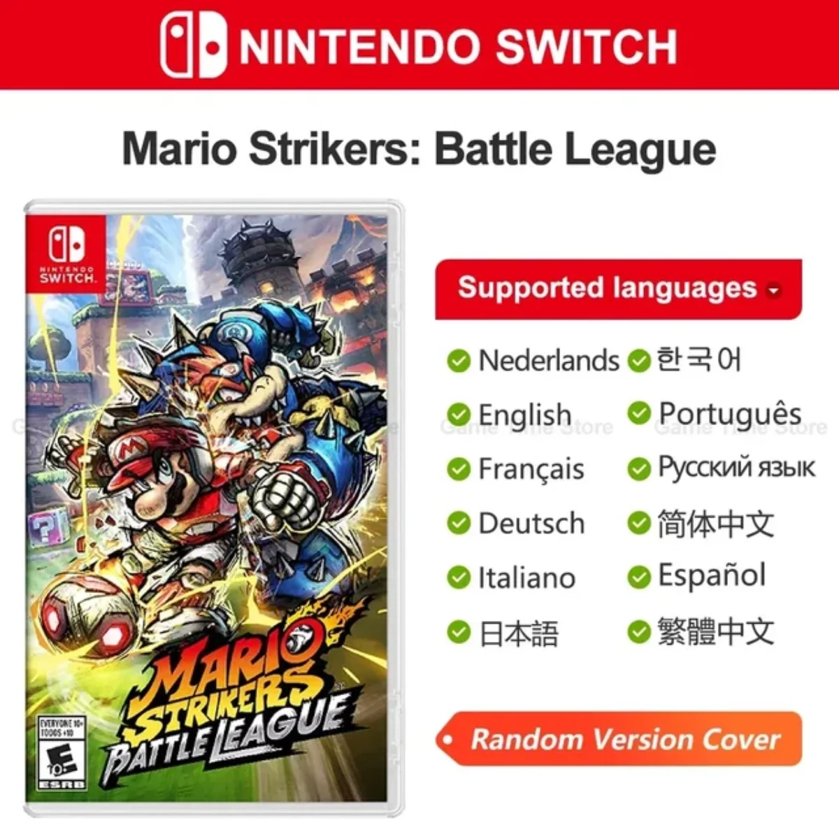 Mario Strikers Battle League Nintendo Switch Game Deals 100% Official  Physical Game Card for Switch OLED Lite Game Console : Gearbest