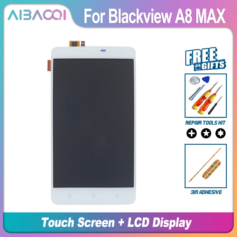 New Touch Screen+LCD Display Assembly Replacement For Blackview A8 MAX ...