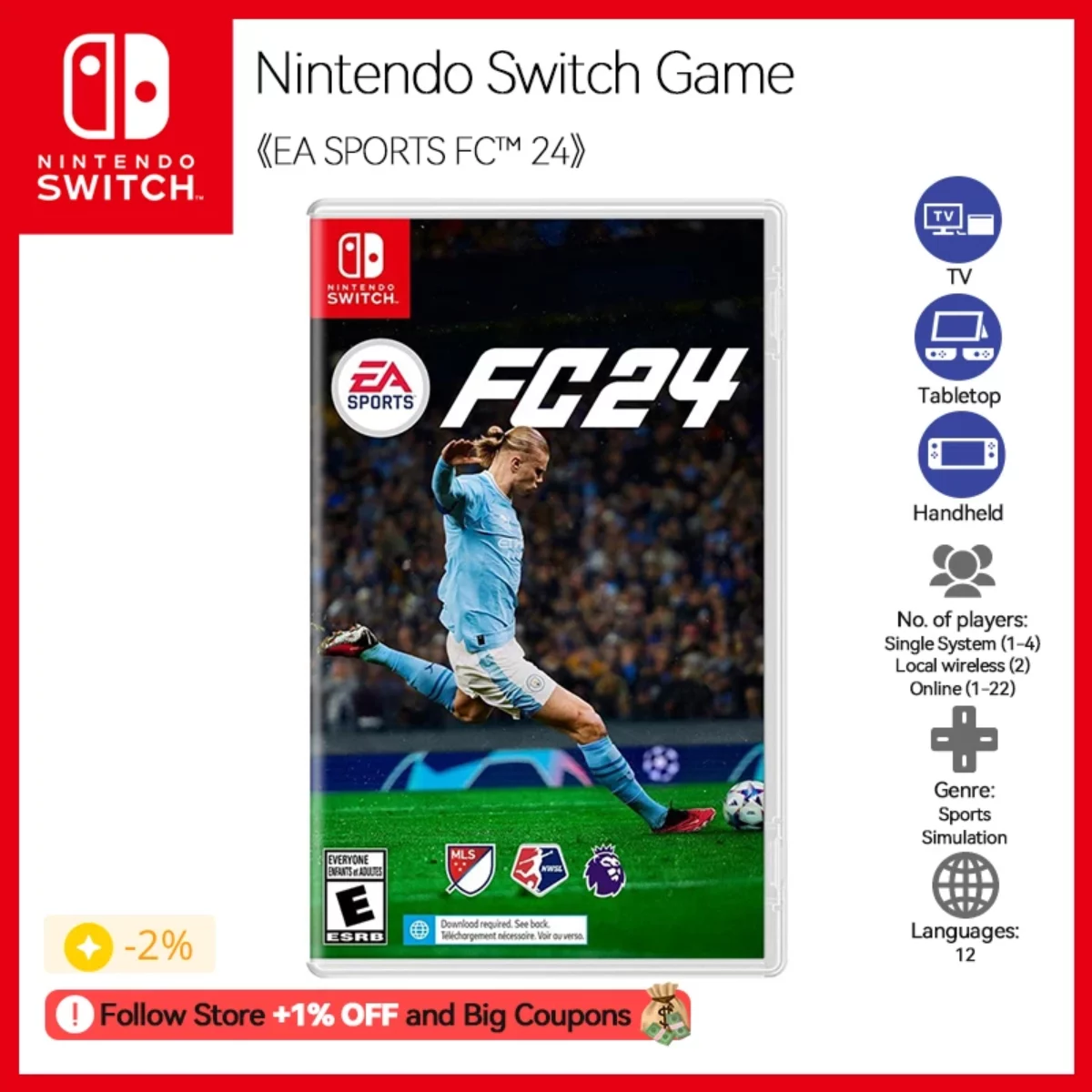 Nintendo Switch EA SPORTS FC 24 Game Deals for Nintendo Switch 