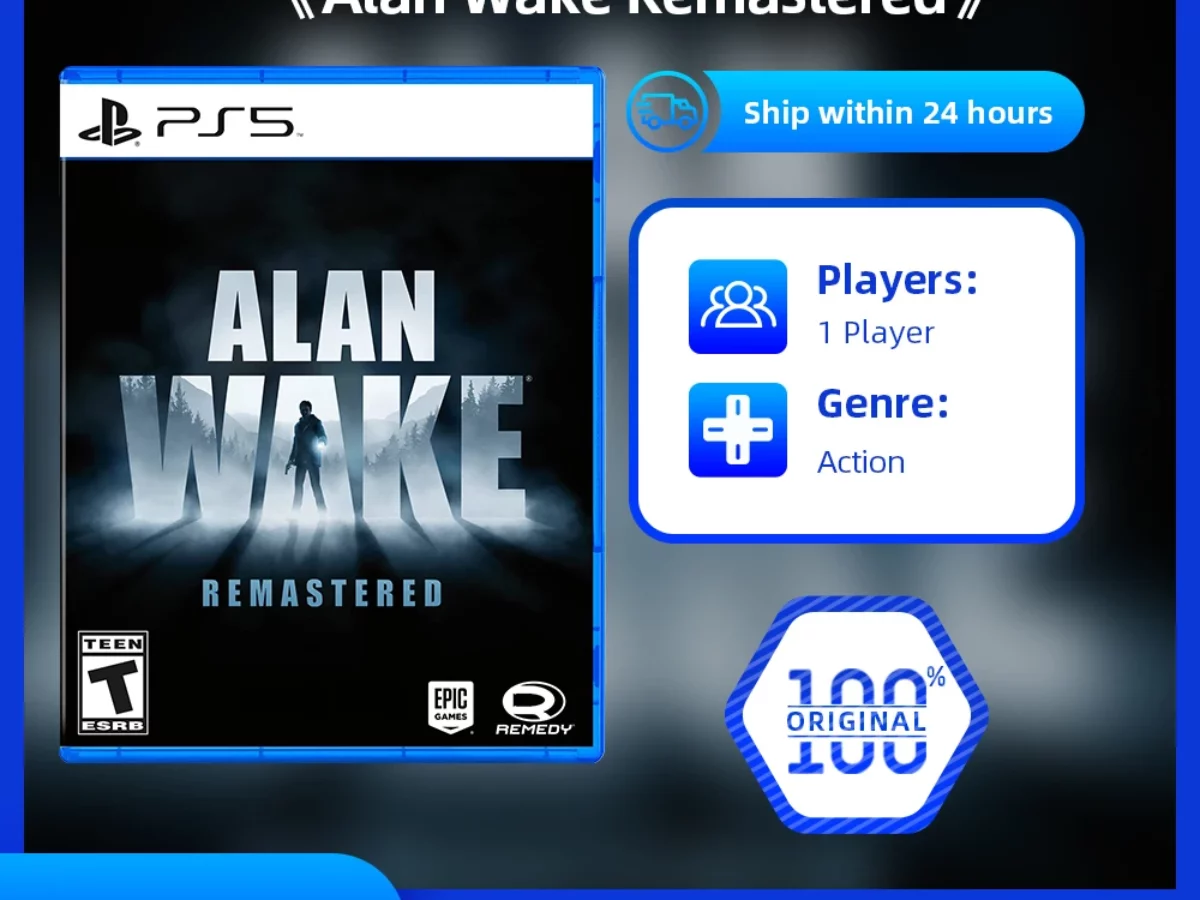 Sony PlayStation 5 PS5 5 - Alan Wake Remastered - 100% Original Game Deals  for PlayStation 5 Game Disks : Gearbest