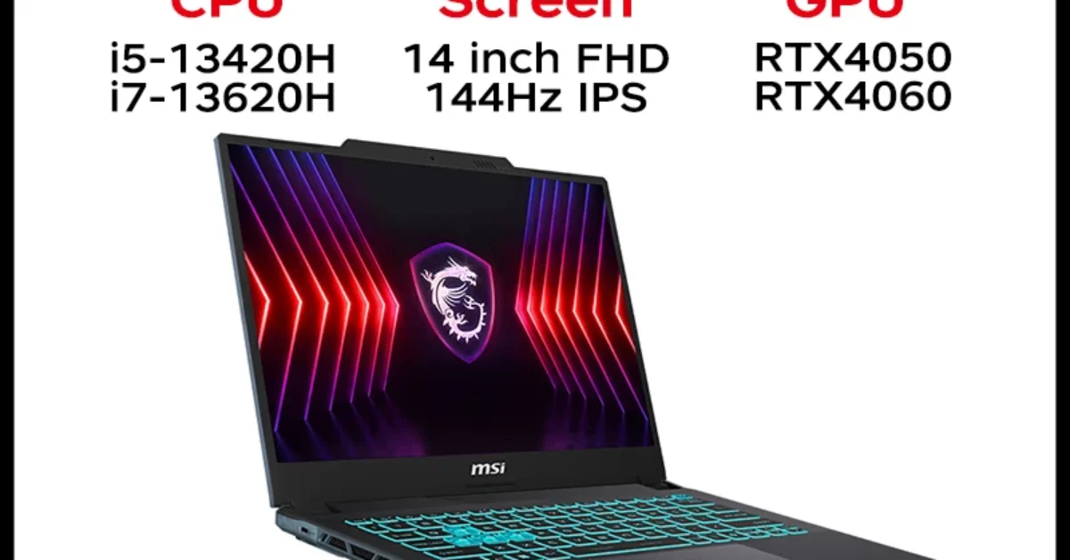 2024 MSI 14 Gaming Laptop 14 Inch FHD 144Hz IPS Screen Notebook