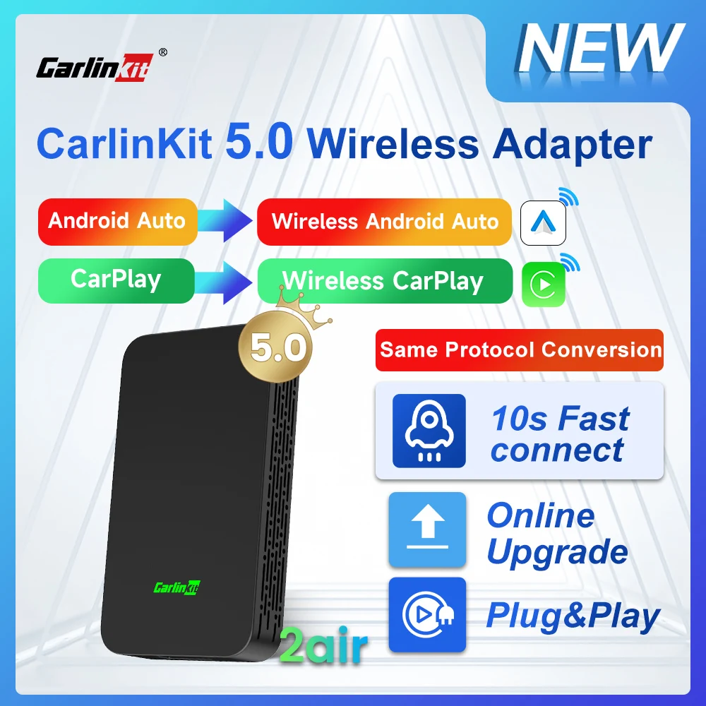 Air Carlinkit Wireless Carplay Wireless Android Auto Box G Ghz Wifi Bt Auto Connect