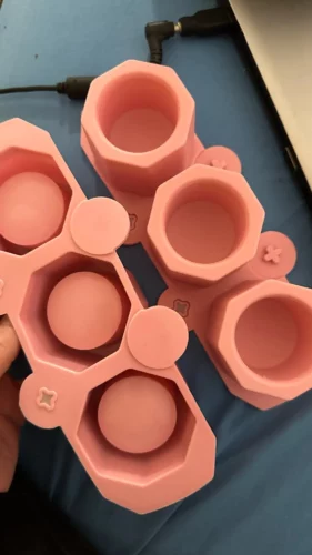 Silicone Potting Mould DIY Flower Pot Gypsum Mold Storage Box Making Plaster Mold Home Decoration Square Heart Round Ice Cup photo review