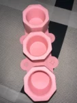 Silicone Potting Mould DIY Flower Pot Gypsum Mold Storage Box Making Plaster Mold Home Decoration Square Heart Round Ice Cup photo review