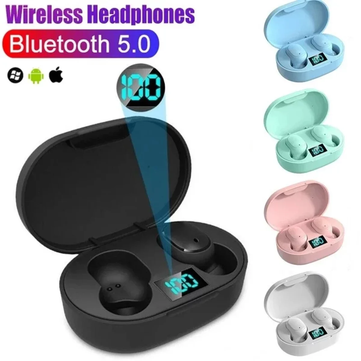 E6S Wireless Bluetooth Earphones A6S TWS Headset Noise Cancelling… –  Gearbest