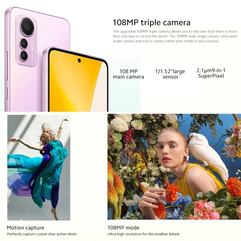 グローバル版 Xiaomi 12 Lite 5G スマートフォン Snapdragon 778G、6.55 インチ 120Hz AMOLED  108MP カメラ 67W 充電 NFC : Gearbest