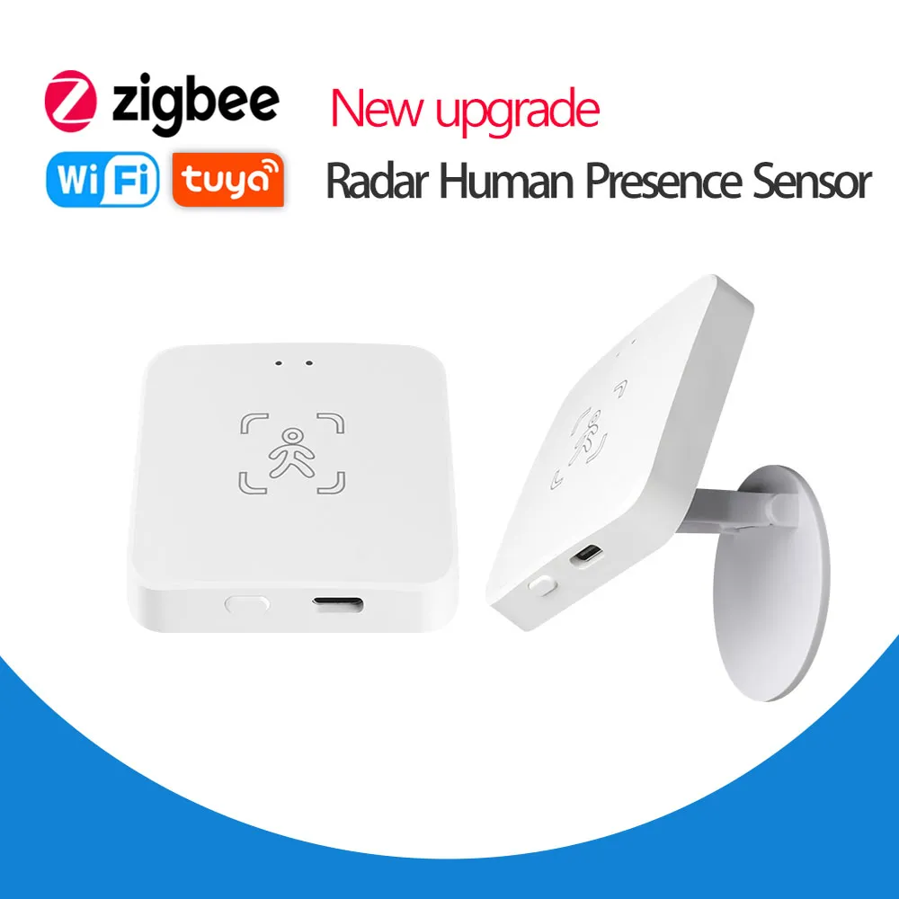 Wifi Zigbee Smart Human Presence Sensor Luminance Distance Detection Tuya Smart Life Home