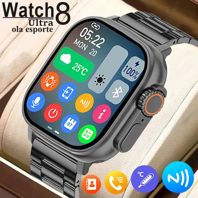 Watch 8 Ultra Smart Watch 49mm 2023 NFC GPS Bluetooth BT Smartwatch Gearbest