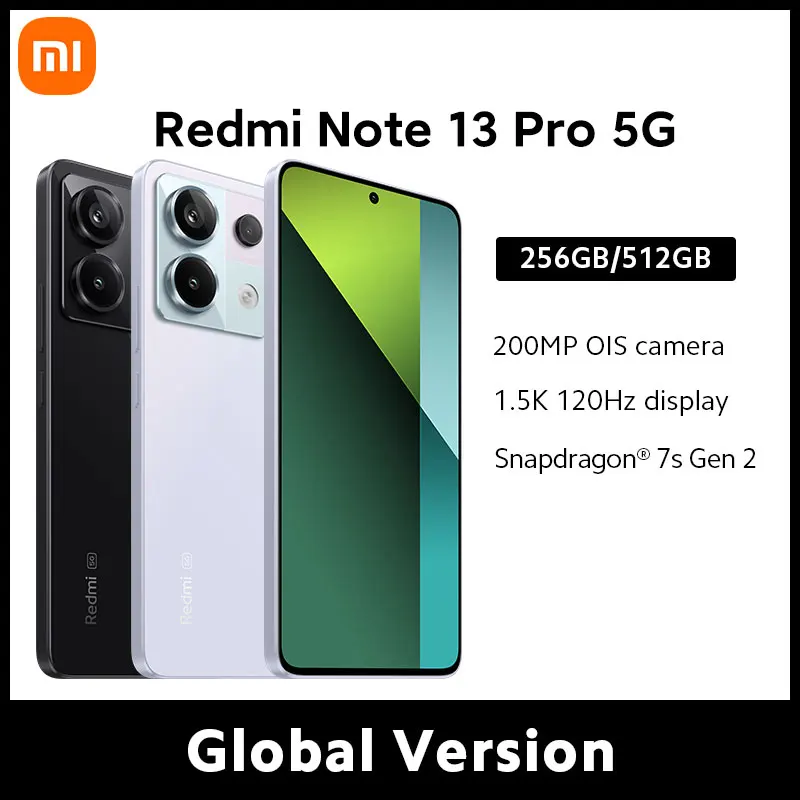 Global Version Xiaomi Redmi Note 13 Pro 5G Smartphone 256GB/512GB ...