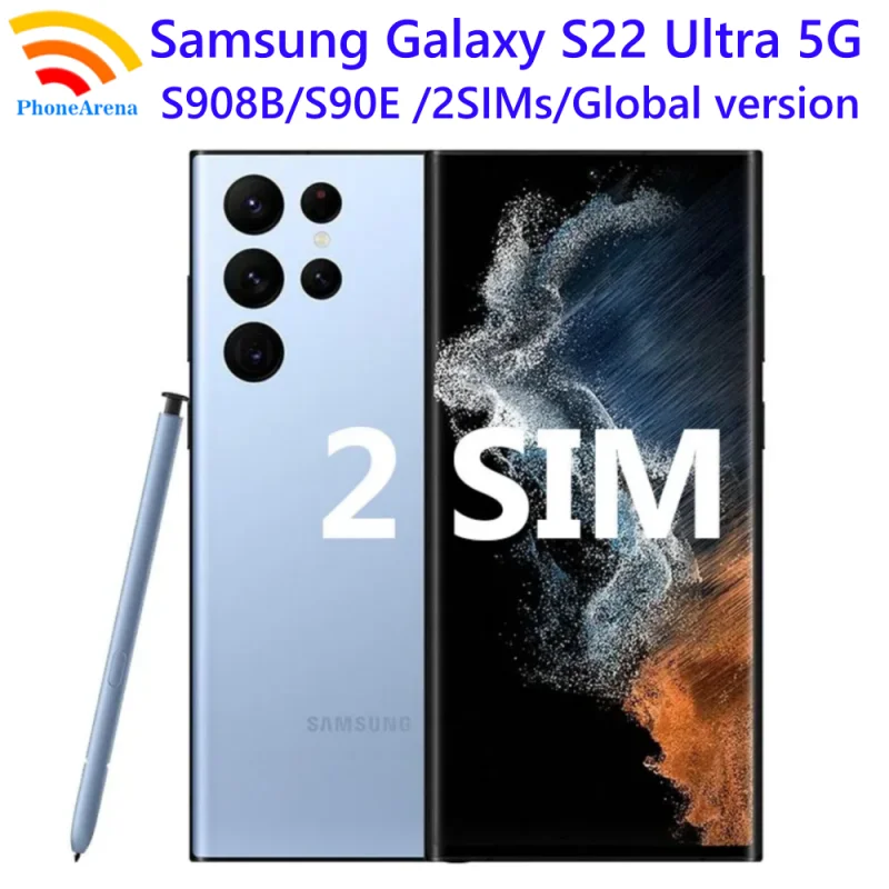 Samsung Galaxy S22 Ultra 5G S908E/DS S908B/DS デュアルSIM RAM 8/12GB 128/256/ 512GB ROM 6.8 : Gearbest